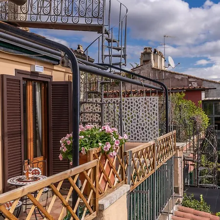 Lägenhet Twilight Terrace - Piazza Di Spagna *